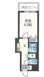 エスティメゾン神田 1202 間取り図