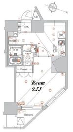 メイクスデザイン西新宿 7階 間取り図