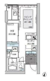ガーデニエール砧ウエスト 329 間取り図