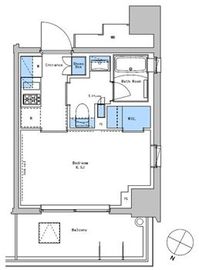 ブラウ戸越銀座スカイ 401 間取り図