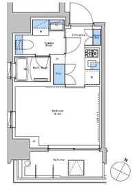 ブラウ戸越銀座スカイ 304 間取り図