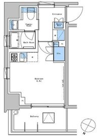 ブラウ戸越銀座スカイ 302 間取り図