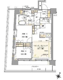 コムレジ赤羽 501 間取り図