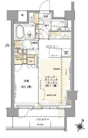 コムレジ赤羽 506 間取り図