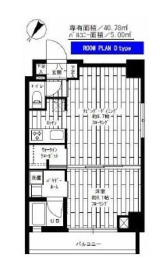 ステージファースト東大前 8階 間取り図