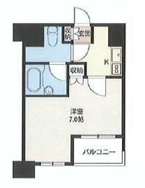 エスティメゾン浅草駒形 1004 間取り図