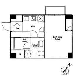 MUSE DAIKANYAMA 203 間取り図