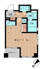 プラティノ代々木 402 間取り図