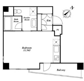 MUSE DAIKANYAMA 301 間取り図