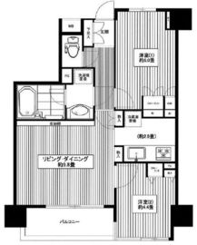 藤和本郷壱岐坂ホームズ 3階 間取り図