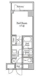 レジディア板橋 210 間取り図