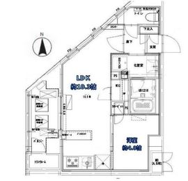 クラッシーコート北大塚 4階 間取り図