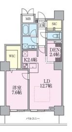 ロイヤルパークスタワー南千住 2710 間取り図