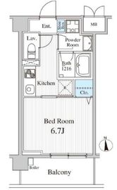 calm minowa （カルム三ノ輪） 102 間取り図