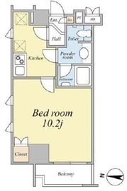 東急ドエルグラフィオ麹町 4階 間取り図