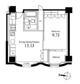 ハンドレッドステイレジデンス 1102 間取り図