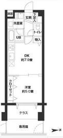 カスタリア自由が丘 103 間取り図