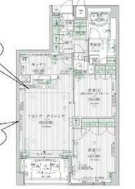 アピス神楽坂ハイセレサ 1階 間取り図