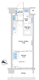 ルフォンプログレ中野富士見町ザ・レジデンス 417 間取り図