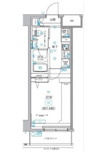 QUALITAS菊川 (クオリタス菊川) 702 間取り図