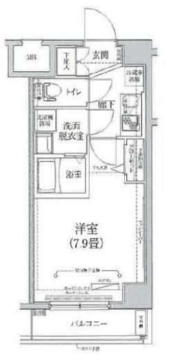 ティモーネ深川リーヴァ 4階 間取り図