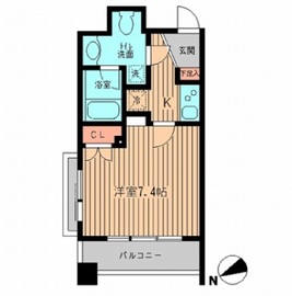 KDXレジデンス神楽坂 605 間取り図