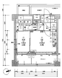 パークプリエ神楽坂 7階 間取り図