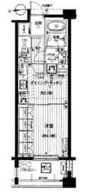 プレジール新宿大久保 3階 間取り図