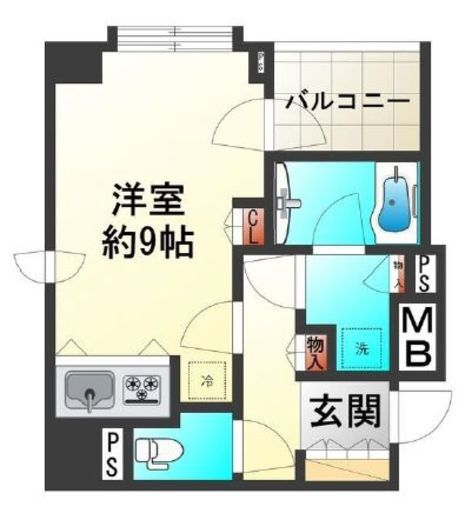 文京小日向シティタワー 501 間取り図