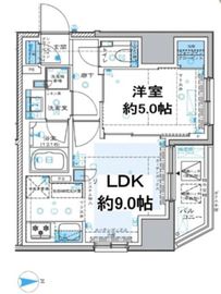 エクセレントシティ北千住 3階 間取り図