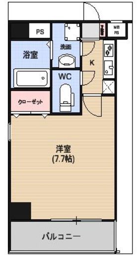 リヴシティ秋葉原 8階 間取り図