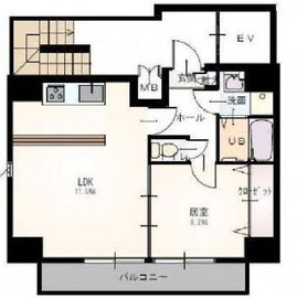 ビラビスタ猿楽町 601 間取り図