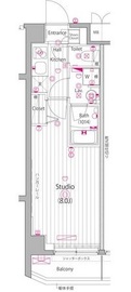 ガーラ・ヒルズ不動前 2階 間取り図