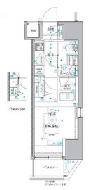 QUALITAS品川南 (クオリタス品川南) 201 間取り図