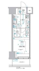 QUALITAS品川南 (クオリタス品川南) 1002 間取り図