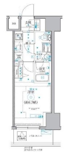 QUALITAS品川南 (クオリタス品川南) 803 間取り図