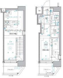 QUALITAS品川南 (クオリタス品川南) 1401 間取り図