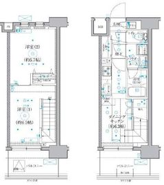 QUALITAS品川南 (クオリタス品川南) 1403 間取り図