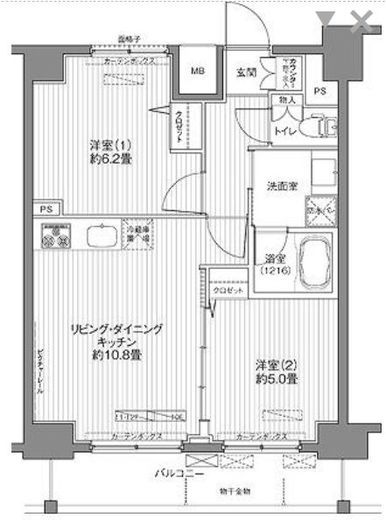 センテニアル王子神谷 10階 間取り図