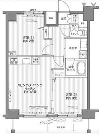 センテニアル王子神谷 10階 間取り図