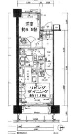 パークホームズ南麻布ザレジデンス 8階 間取り図