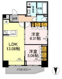 ホウエイコート秋葉原 1203 間取り図