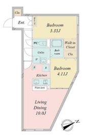 ライブフラット不動前 302 間取り図