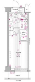 ガーラ・ヒルズ不動前 2階 間取り図
