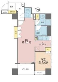 アンビックス神田 3階 間取り図