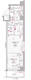 ガーラ・ヒルズ不動前 4階 間取り図