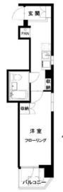 ラーナ芝大門 4A 間取り図