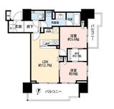 ザ・パークハウス市ヶ谷 5階 間取り図