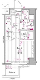 ガーラ・ヒルズ不動前 2階 間取り図
