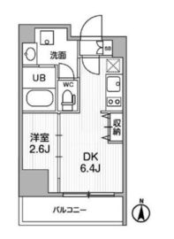 グラシアプレイス東陽町 404 間取り図